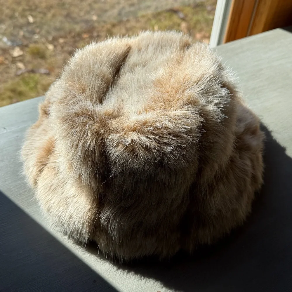 Vintage Roaman’s Faux Fur Bucket Hat